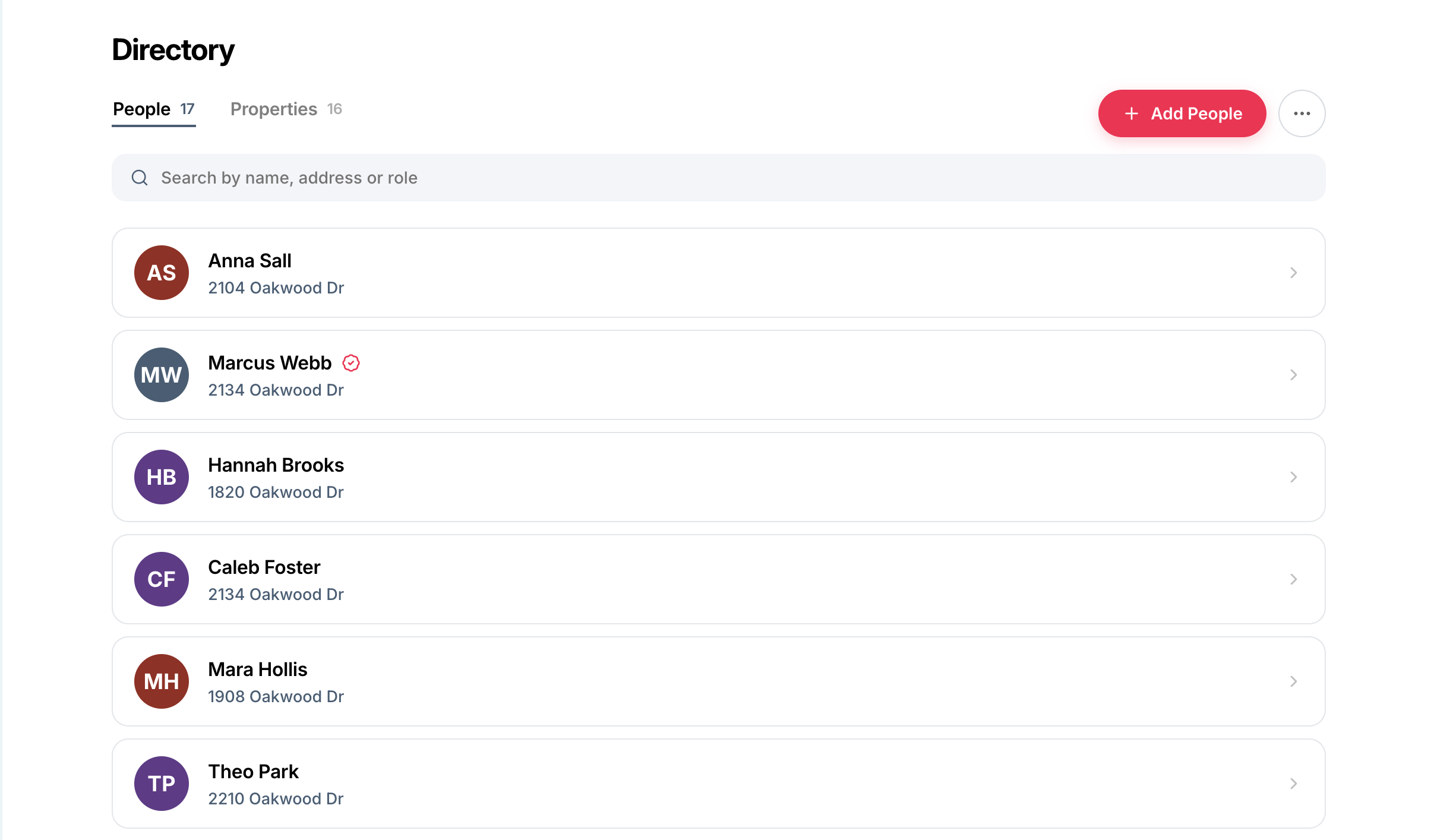 Gladly directory — invite your neighbors